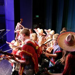 Musikschulband im Konzertsaal G-Haus Son