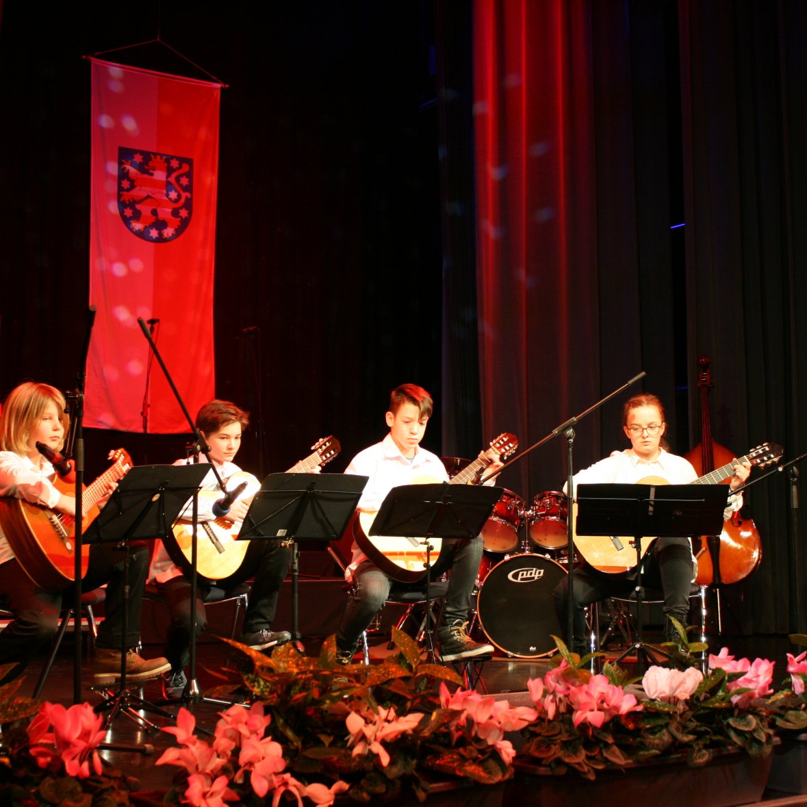 Auftritt unserer Gitarrengruppe im Gesellschaftshaus Sonneberg